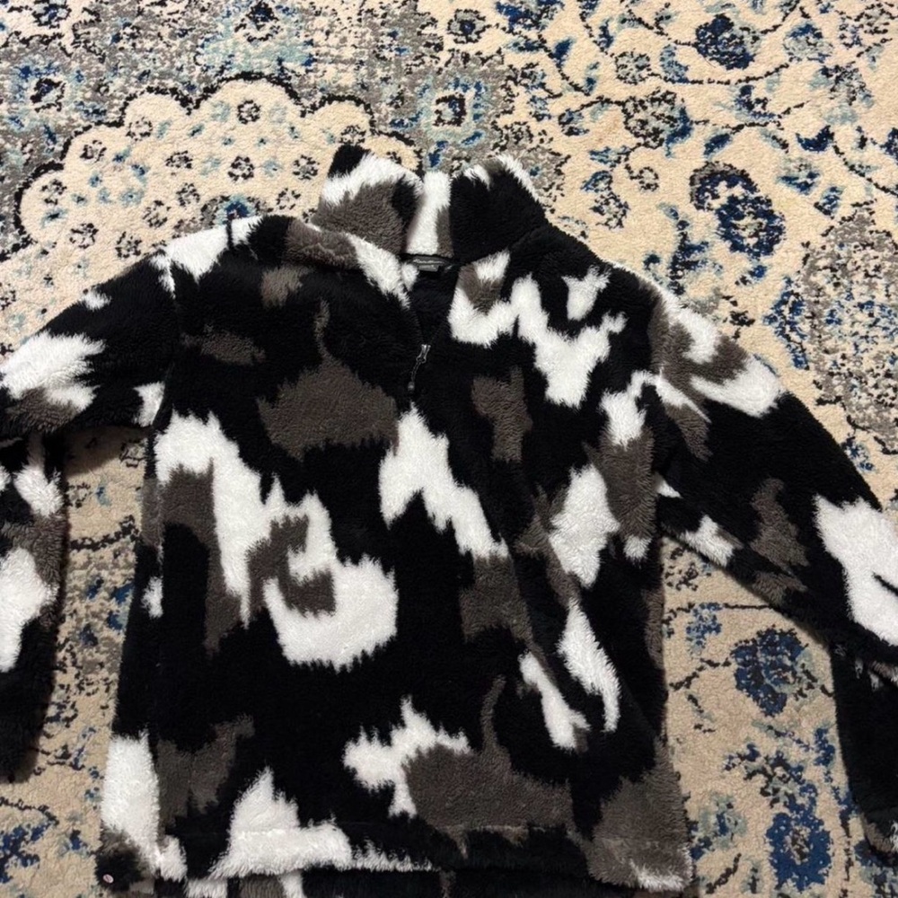 Eddie Bauer Fleece Quarter Zip Sweatshirt